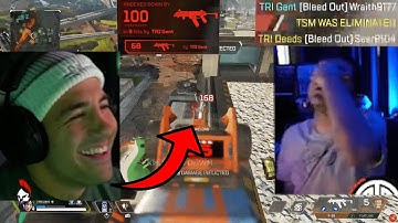 NICKMERCS reacts to TSM ImperialHal HALING after Tripods did THIS in ALGS Scrims.. 🤣