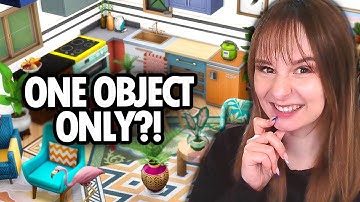 I built a house but I only use each item ONCE in The Sims 4