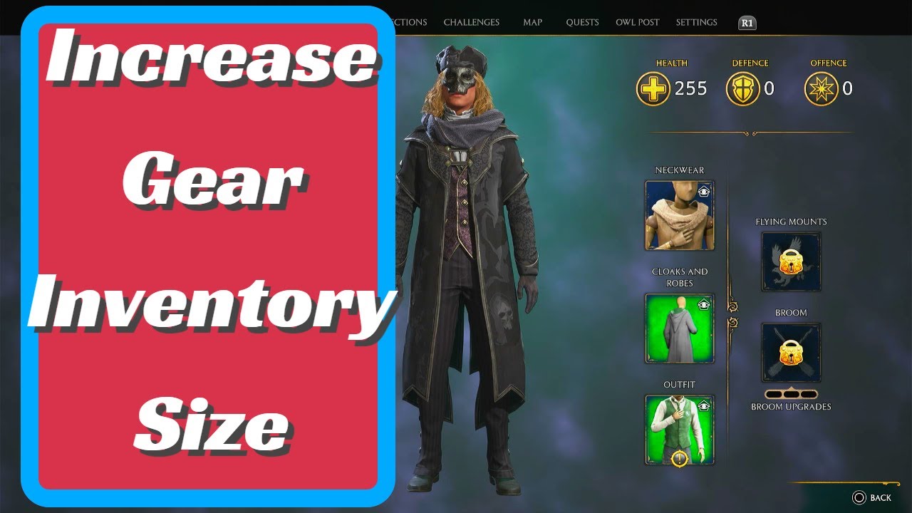 Increase Gear Inventory Size in Hogwarts Legacy - YouTube