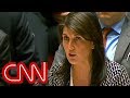 Nikki Haley slams Russia at UN Security Council meeting