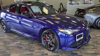 2021 Alfa Romeo Giulia Sport Blue on Red 1054