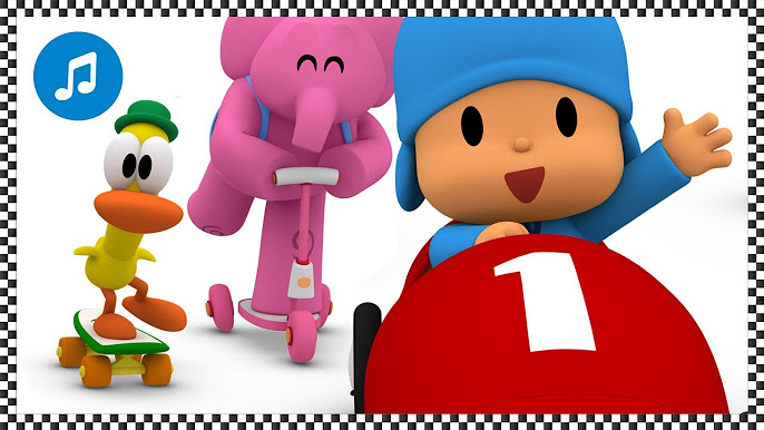 📚🎶 Aprenda espanhol com o Pocoyo 💙  Desenhos animados para Crianças 