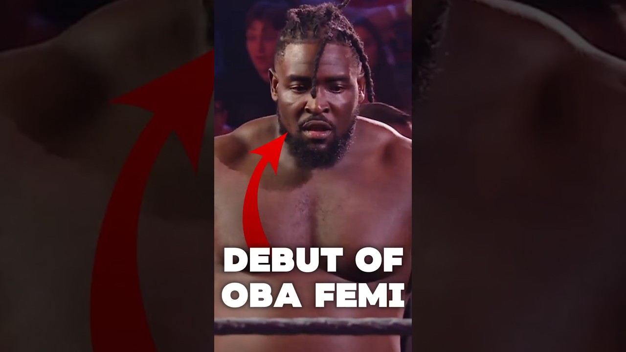 Oba Femi's WWE debut 