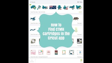 How to Find Cartridges in the Cricut Design Space App on iPad/iPhone