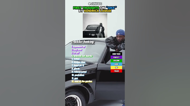 FIRST THOUGHTS on „GNX“ by Kendrick Lamar