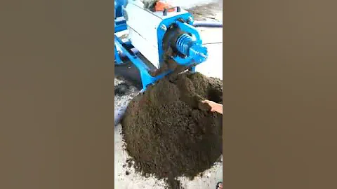 Cow dung chicken manure pig manure dewatering machine