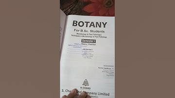 Best botany book for bsc 1 year ..#exam #bcs #book #study material