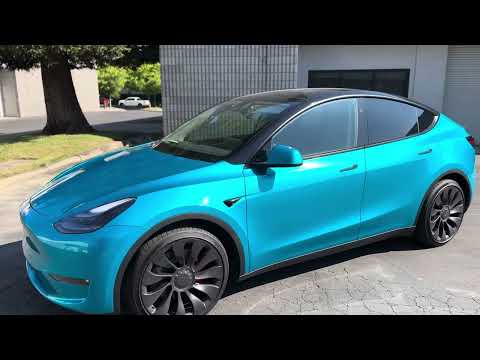 Teal Vehicle Wrap