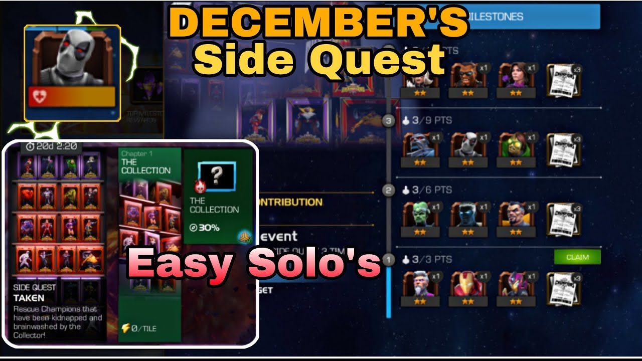 DECEMBER'S Side Quest, TAKEN , Mutant Gate Path | Easy Completion| 