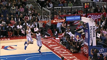 Jamal Crawford's AMAZING alley-oop to Blake Griffin!