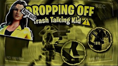 So I 1v1’d this trash talking Fortnite player...