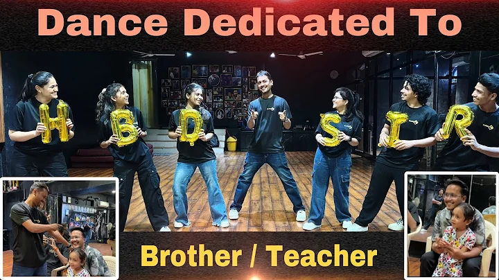भाई हो तो ऐसा Dance Dedicate To BROTHER / TEACHER | Tribute | Gladiator Dance Classes|Birthday Dance