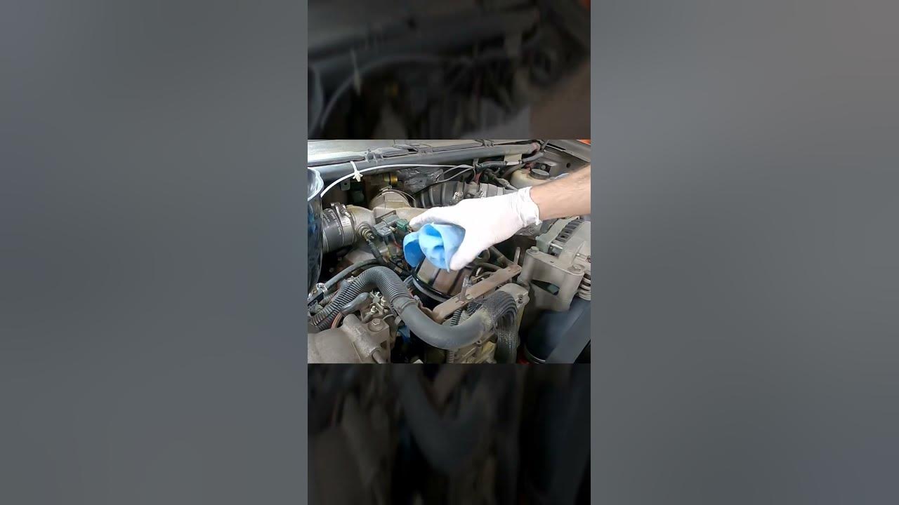 Easy ford 7 3 fuel filter change youtube