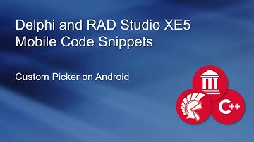 Custom Picker on Android with Delphi XE5