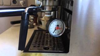 Gaggia classic pressure test