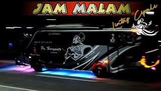 jam malam tol cipali❗banyak bus mbois lewat km 188 cipali geeess❗