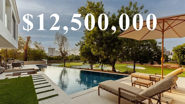 Touring a $12,500,000 Villa in The Sundials, Jumeirah Golf Estates. Villa Maison Nami