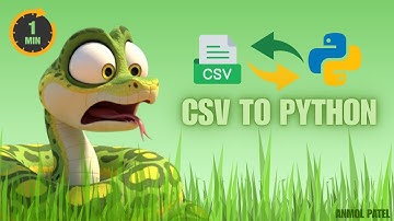 How to Read CSV File in Python using Pandas in One Minute.
