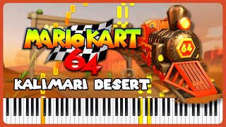 Video thumbnail of "Kalimari Desert ~ Mario Kart 64 | Piano Cover (+ Sheet Music)"