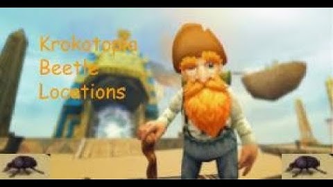 Wizard101 Prospector Zeke Quest: Krokotopia Beetles Locations