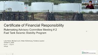 Fuel Tank Seismic Stability: Financial Responsibility Rulemaking Advisory Committee Meeting 2
