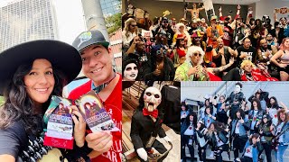 DRAGON CON 2023 Day 1! My Second Year Experience! Getting Badges, Tons of Cosplay, & WRESTLING!