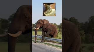 Why Is This Elephant Hitting Its Own Foot