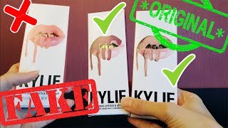 ارواج كايلي الاصلية والتقليد Kylie Lip Kit fake vs real