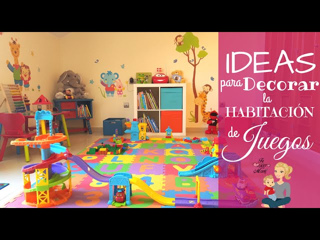 IDEAS para DECORAR una HABITACIÓN INFANTIL DE JUEGOS / KIDS PLAYROOM IDEAS  - YouTube