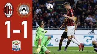 Highlights AC Milan 1-1 Udinese - Matchday 30 Serie A TIM 2018\/2019