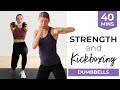 40-Minute Strength Circuits + Cardio Kickboxing Workout (Cardio + Strength)