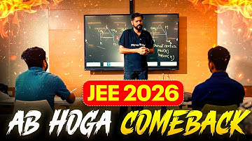 🚨 JEE 2026 : Time for Your REAL COMEBACK! 🔥 FREE Test Series for JEE Aspirants | Test Series ✅ #PW