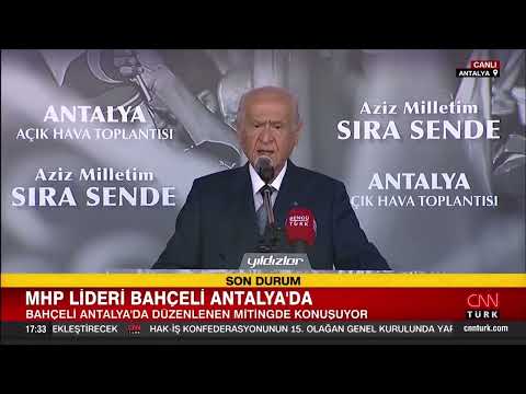 Türkiye'de Recep Tayyip Erdoğan'ı silkmeye kalksalar başaramazlar (Devlet Bahçeli)