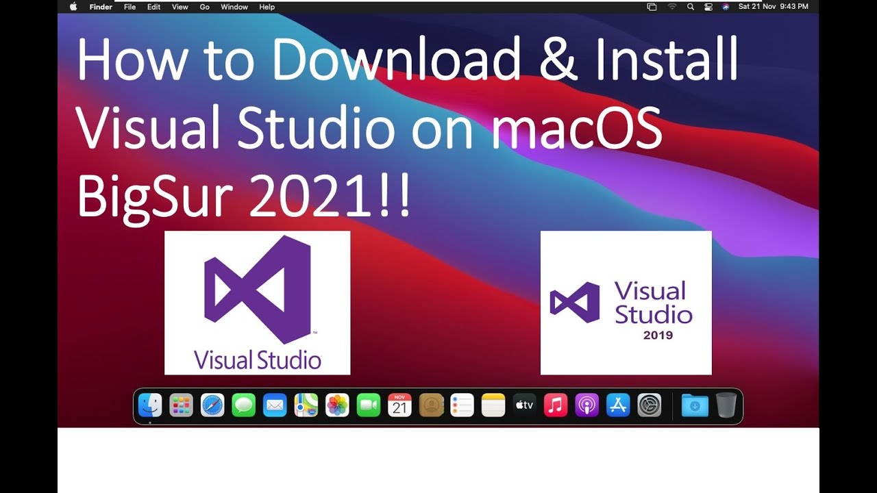 installing visual studio on a mac