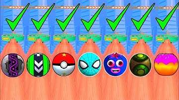 Going Balls: 🔥 Super Speed Run Competition| Difficult Level Walkthrough 🏅| Android Games/ iOS Games