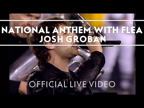 Josh Groban - National Anthem with Flea [Live]
