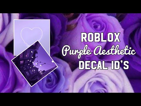 Roblox Purple Aesthetic Decal Id S Youtube - youtube tv decal roblox
