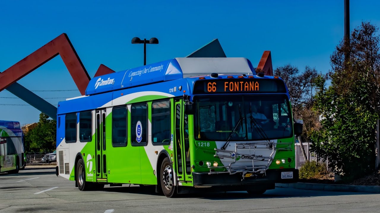 Omnitrans 2009 New Flyer C40LFR #1218 - Ride Video 