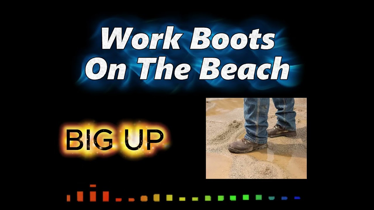 Work Boots On The Beach