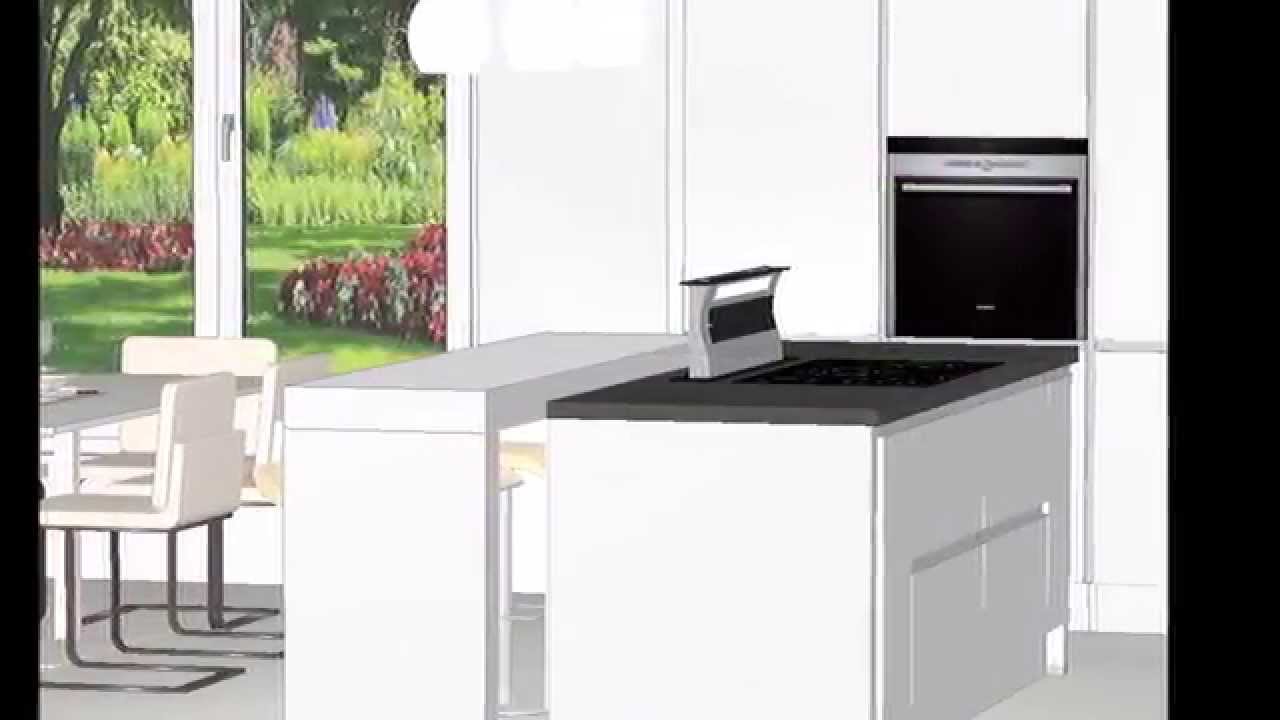Www.nonoart.hu, fehér minimál konyha ÃtkezÅ, modern kitchen youtube