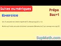 Exercice sur les suites numériques prépa MPSI