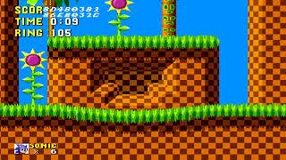 Sonic 1 Prototype - 'Green Hill Zone Act 4' and another weird glitch