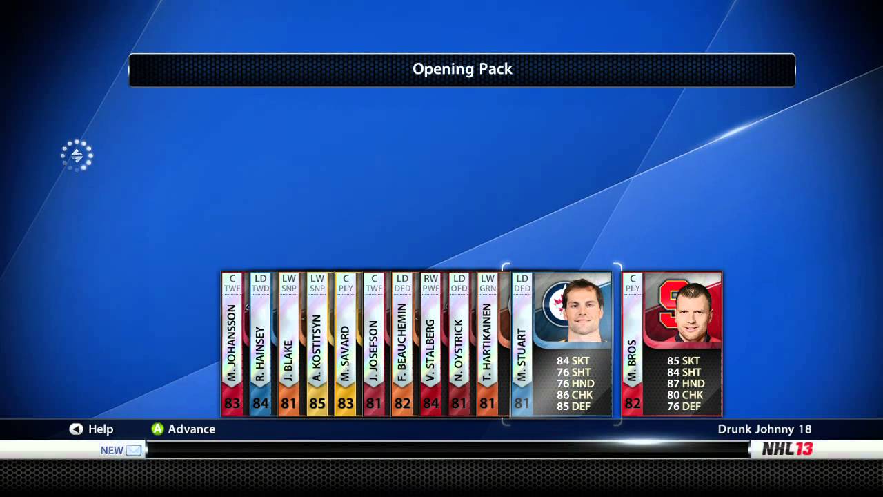 NHL 13: HUT Series - 2BCSuperb ep. 52 "Rare Pack Opening"