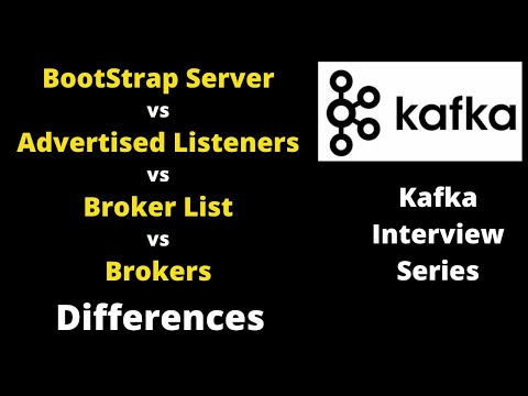 Kafka Bootstrap Server vs Broker List vs Advertised Listeners vs Brokers | Kafka Interview Questions