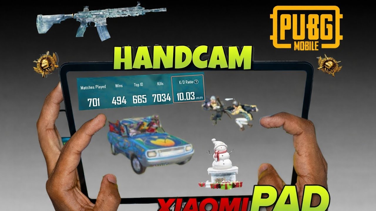 Xiaomi Pad 8 Pro (120fps) PUBG HANDCAM NEW 4.2 UPGRADE Control !! Pubg Test/Gameplay/Sensitivity +