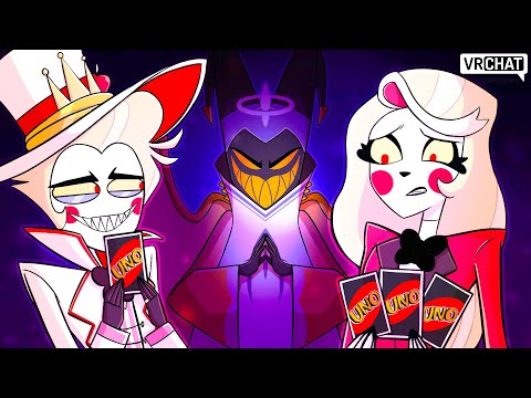 Hazbin Hotel Characters PLAY UNO in VRChat