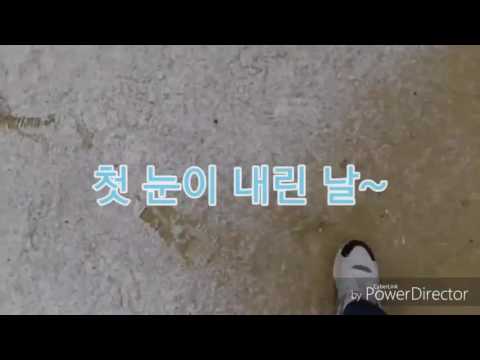 첫  눈이  내렸다!!