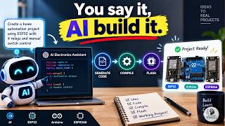 Build Electronics Project with AI 🤖 | Prompt, Generate Code & Flash with CodeCraft AI tool