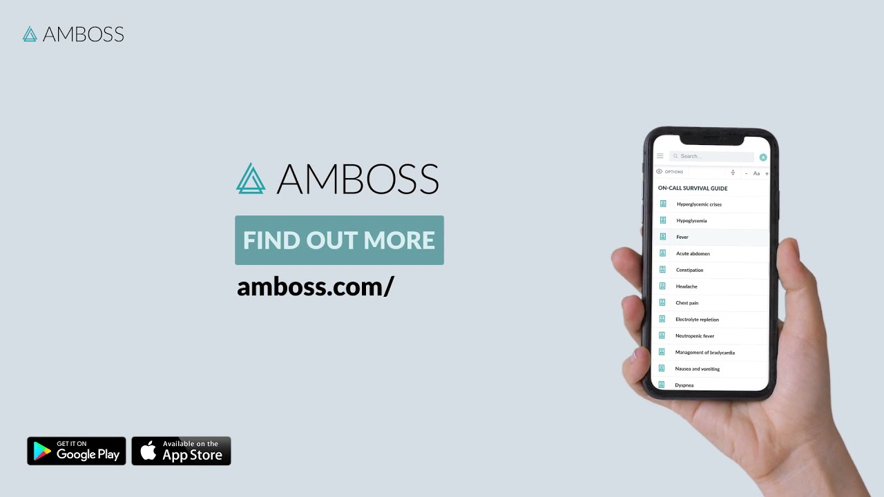 AMBOSS - answers to (all) your clinical problems - AMBOSS - answers to (all) your clinical problems