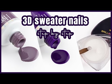 stepbystep - 3D sweater nails